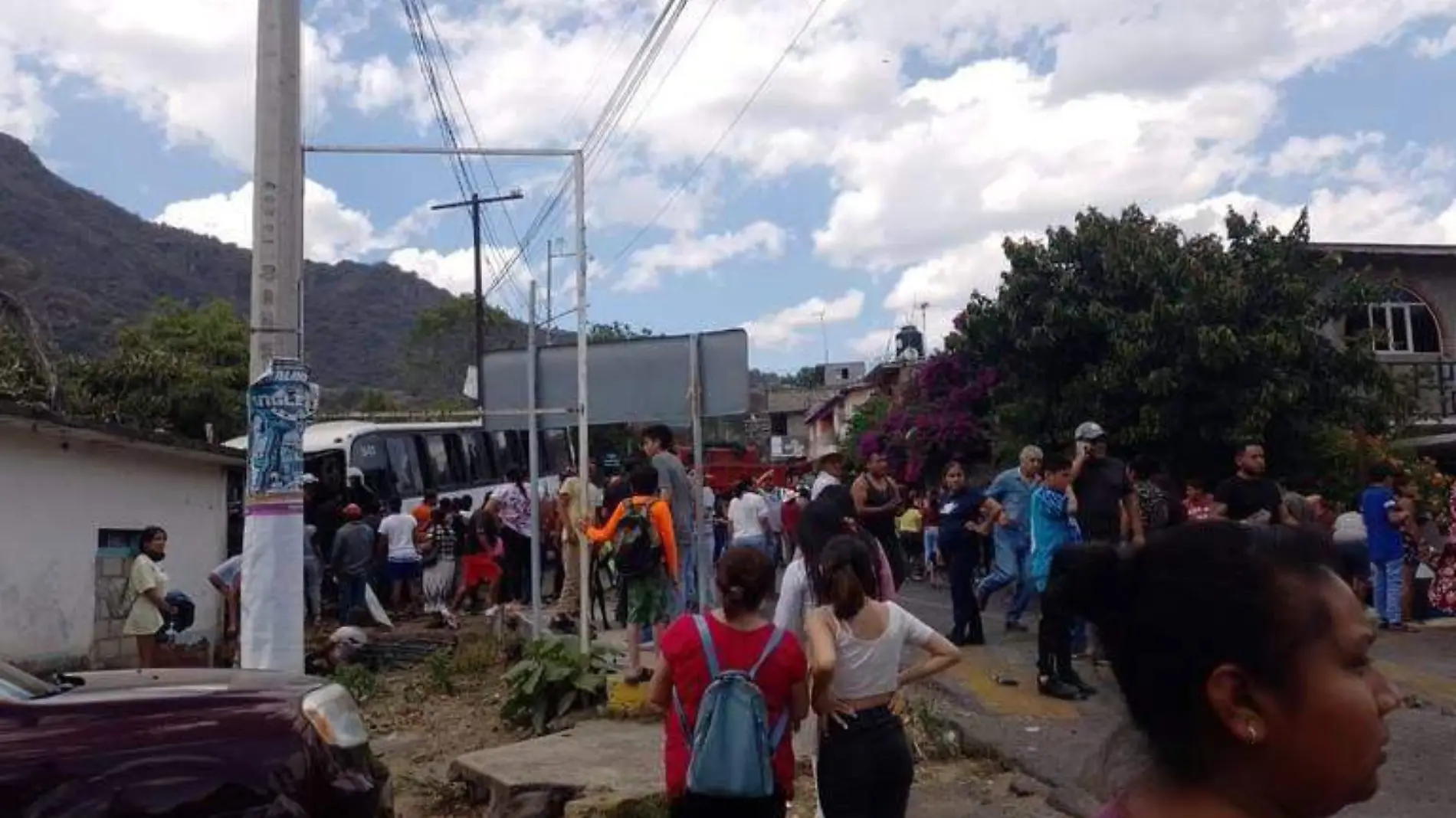 Choque de autobus en Estado de México